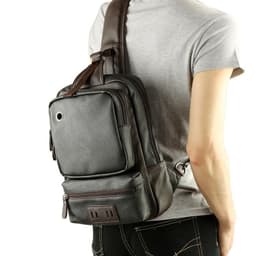 image-Korean Style Casual Outdoor Sport Crossbody Bag For Men