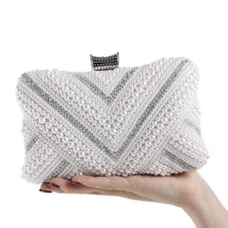 image-High Quality Ladies' Pearl Evening Handbag