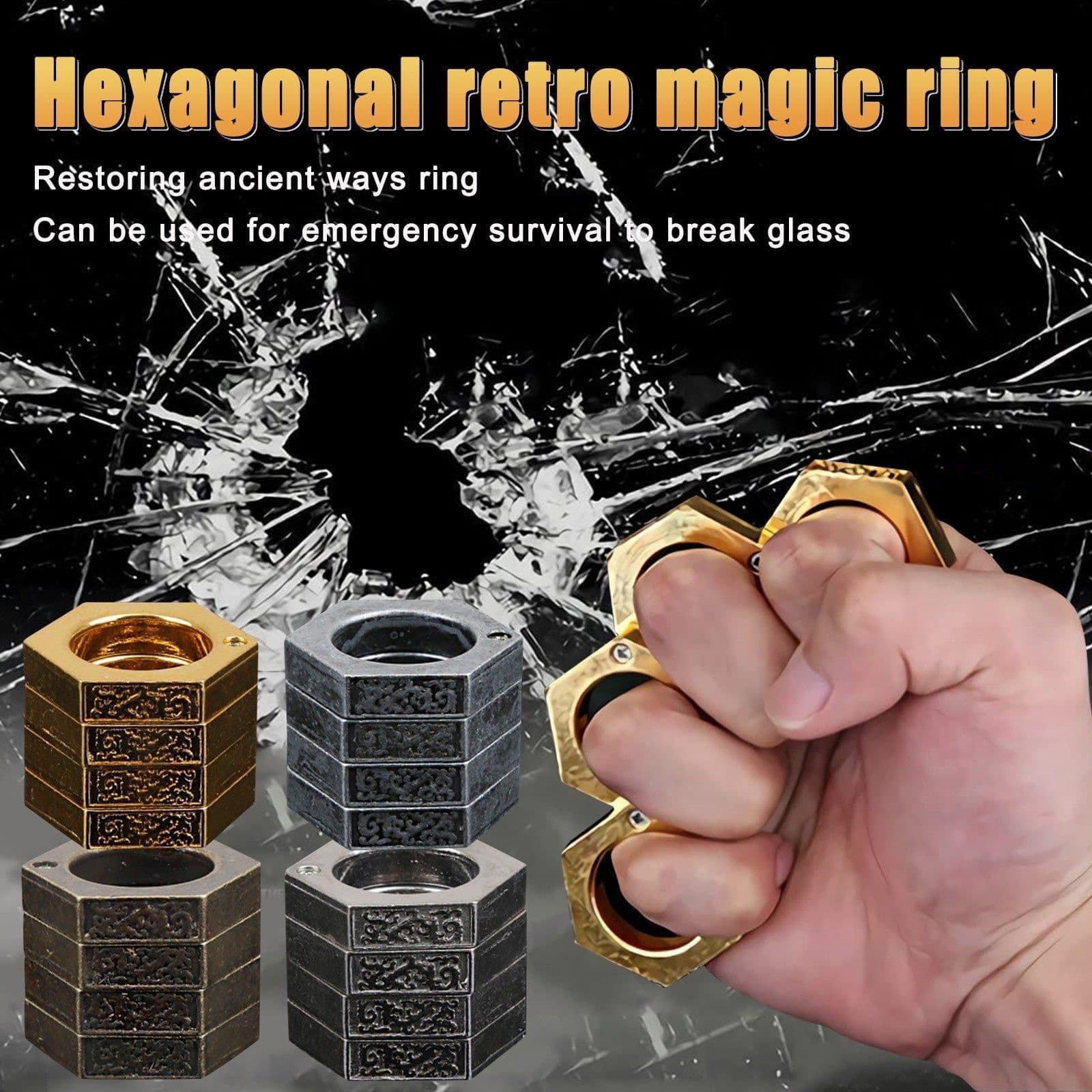 image-Self Defense Ring Emergency Window Breaker