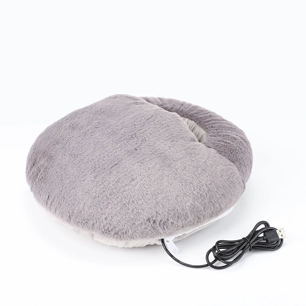 image-USB Foot Warmer Constant Temperature Heating Pad Soft Velvet Washable