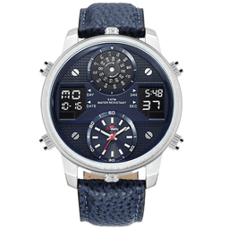 image-Multifunctional Dual Display Electronic Quartz Watch