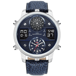image-Multifunctional Dual Display Electronic Quartz Watch