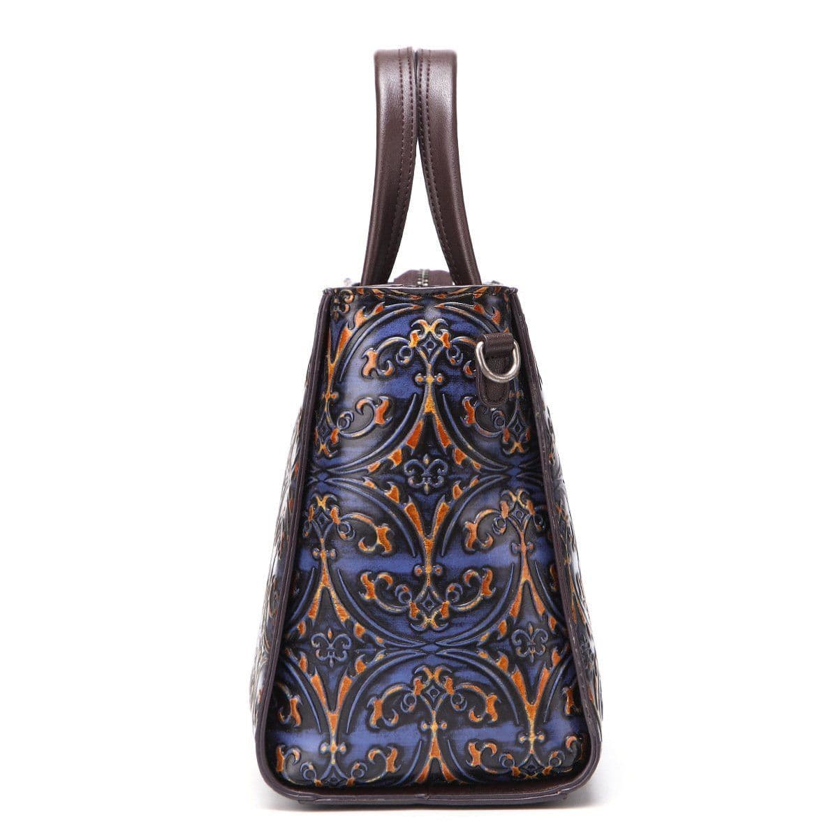 image-Retro-embossed Messenger Bag For Ladies And Women