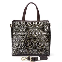 image-Retro-embossed Messenger Bag For Ladies And Women