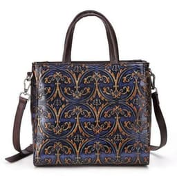 image-Retro-embossed Messenger Bag For Ladies And Women