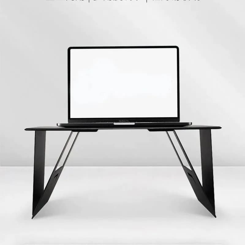image-Foldable Laptop Desk Portable Adjustable Mini Laptop Stand Desk For