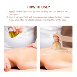 image-1pc Wooden Massage Cup Wood Massage Tools hand massager for Full-Body
