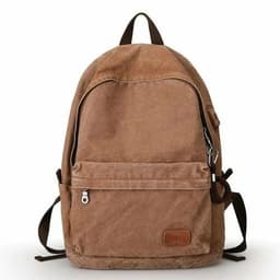 image-Large Retro Canvas Backpack For Men And Women