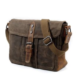 image-High Quality Casual Canvas Messenger Bag For Men