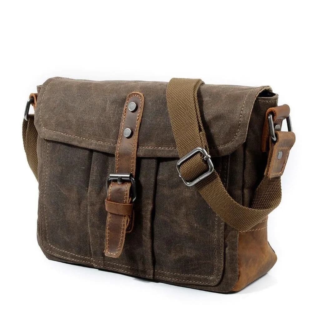 image-High Quality Casual Canvas Messenger Bag For Men