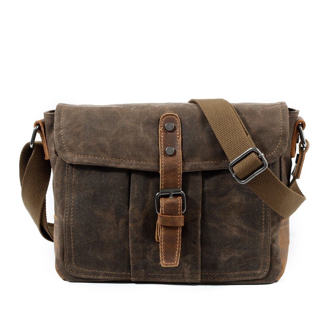 image-High Quality Casual Canvas Messenger Bag For Men