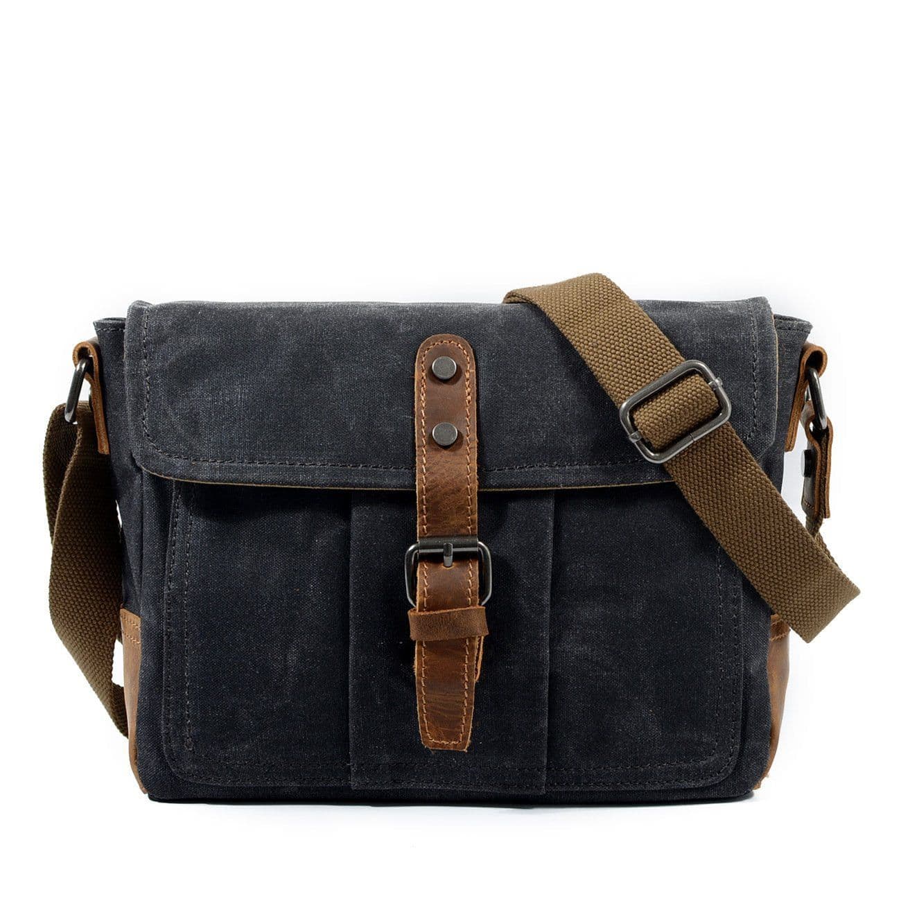 image-High Quality Casual Canvas Messenger Bag For Men