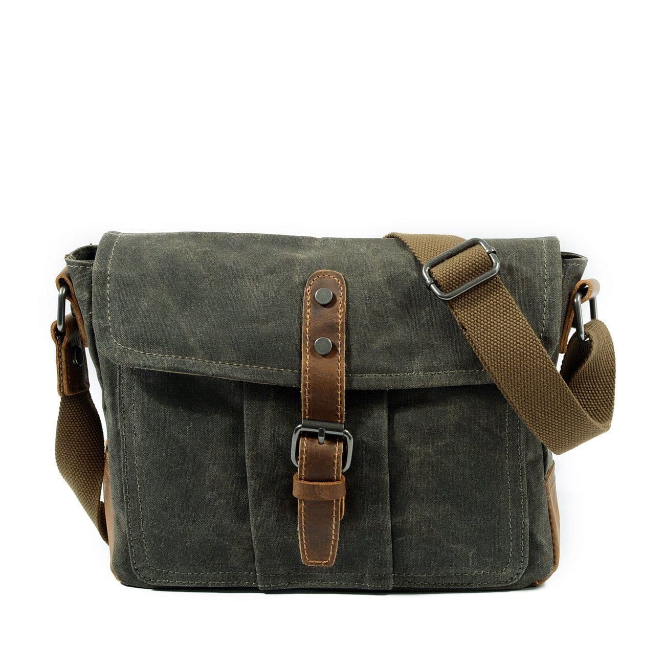 image-High Quality Casual Canvas Messenger Bag For Men