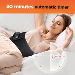 image-Electric Heating Waist Massager Vibration Hot Compress Lumbar Brace