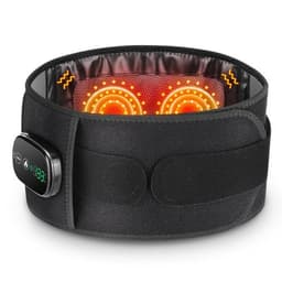 image-Electric Heating Waist Massager Vibration Hot Compress Lumbar Brace