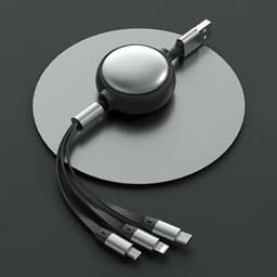 image-3 In1 USB Cable Micro USB Type C Cable 3 In 1 Charging Cable