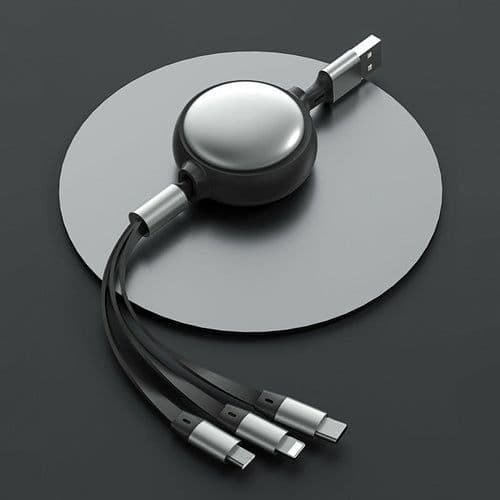 image-3 In1 USB Cable Micro USB Type C Cable 3 In 1 Charging Cable