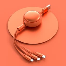 image-3 In1 USB Cable Micro USB Type C Cable 3 In 1 Charging Cable