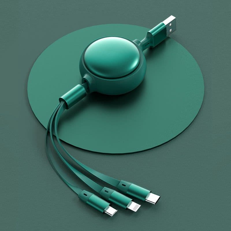 image-3 In1 USB Cable Micro USB Type C Cable 3 In 1 Charging Cable