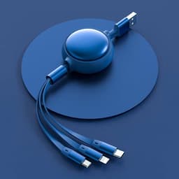 image-3 In1 USB Cable Micro USB Type C Cable 3 In 1 Charging Cable