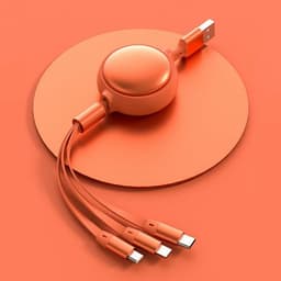 image-3 In1 USB Cable Micro USB Type C Cable 3 In 1 Charging Cable