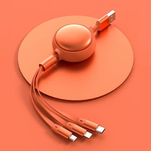 image-3 In1 USB Cable Micro USB Type C Cable 3 In 1 Charging Cable