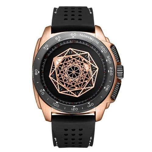 image-Fashion Silicone Band Quartz Watch For Men