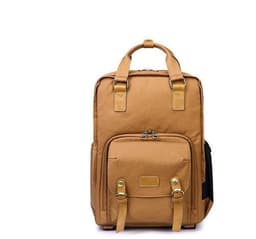 image-Professional Simple Light Canvas Fashion Camera Backpack