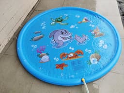 image-Durable Kid's Water Spray Pool Mat Splash Sprinkle Play Mat