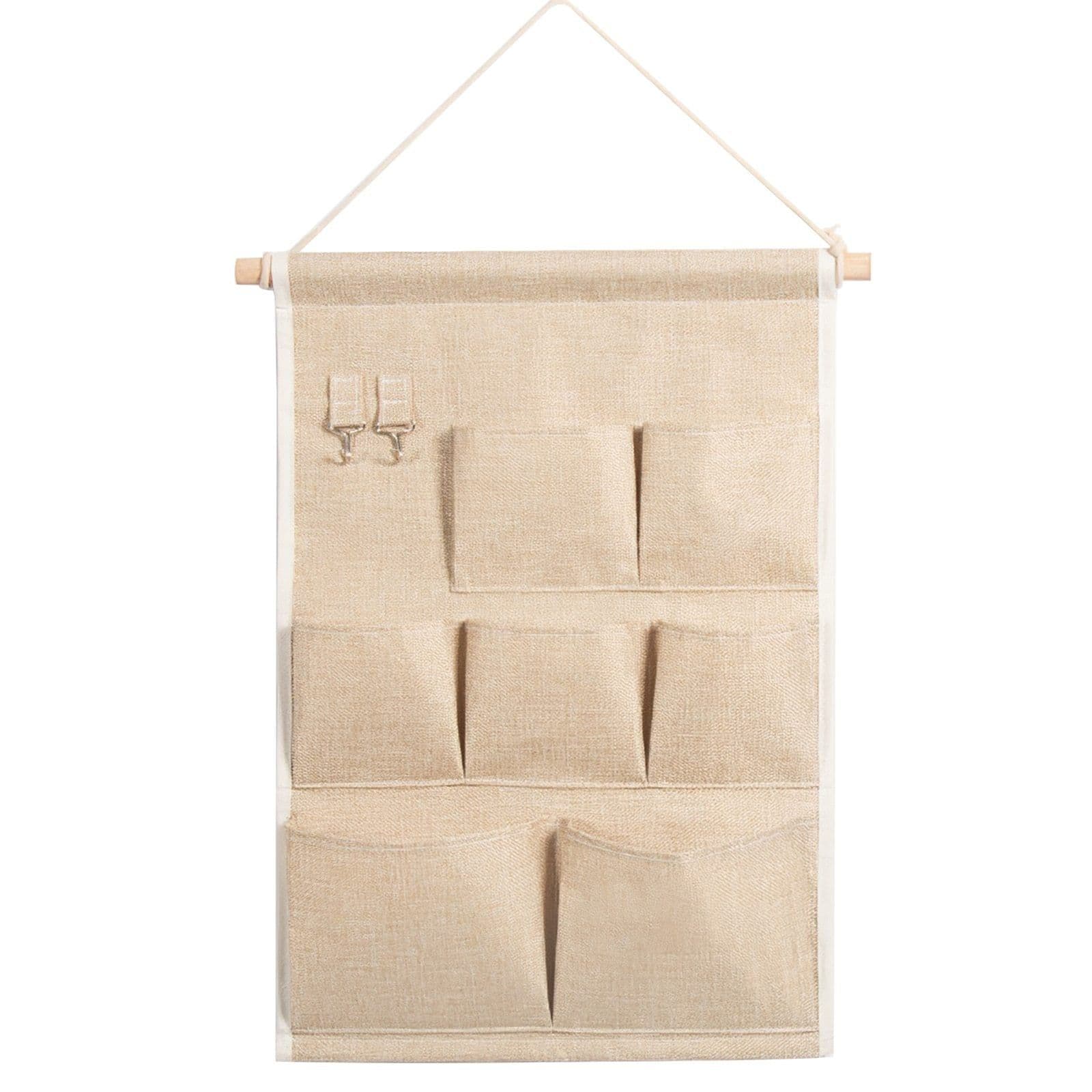 image-Door Wall Bedside Organizer Bag With 7 Pockets For Toys