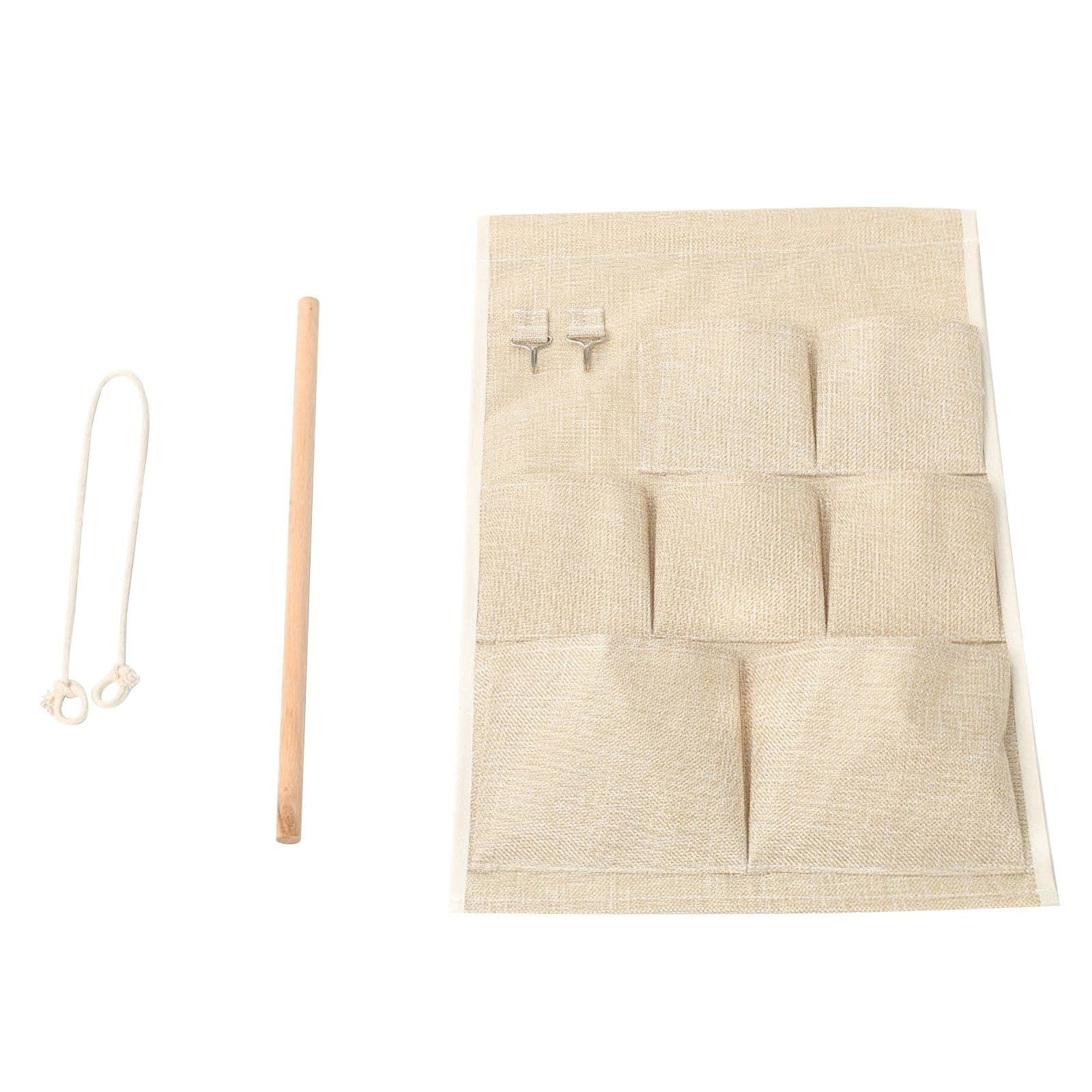 image-Door Wall Bedside Organizer Bag With 7 Pockets For Toys
