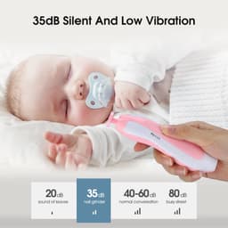 image-Electric Baby Nail Trimmer Kids Scissors Infant Nail Care Safe Nail