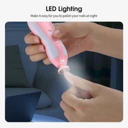 image-Electric Baby Nail Trimmer Kids Scissors Infant Nail Care Safe Nail