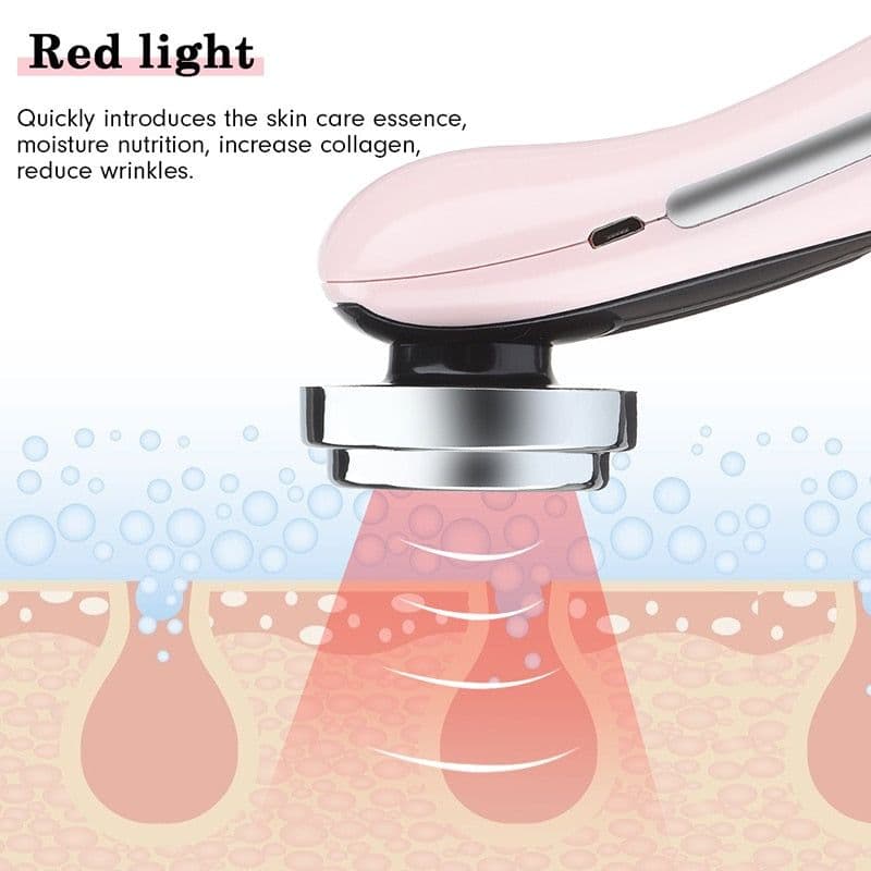 image-4 In 1 LED Face Massager Skin Rejuvenation EMS Facial Lifting Wrinkle