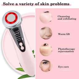 image-4 In 1 LED Face Massager Skin Rejuvenation EMS Facial Lifting Wrinkle