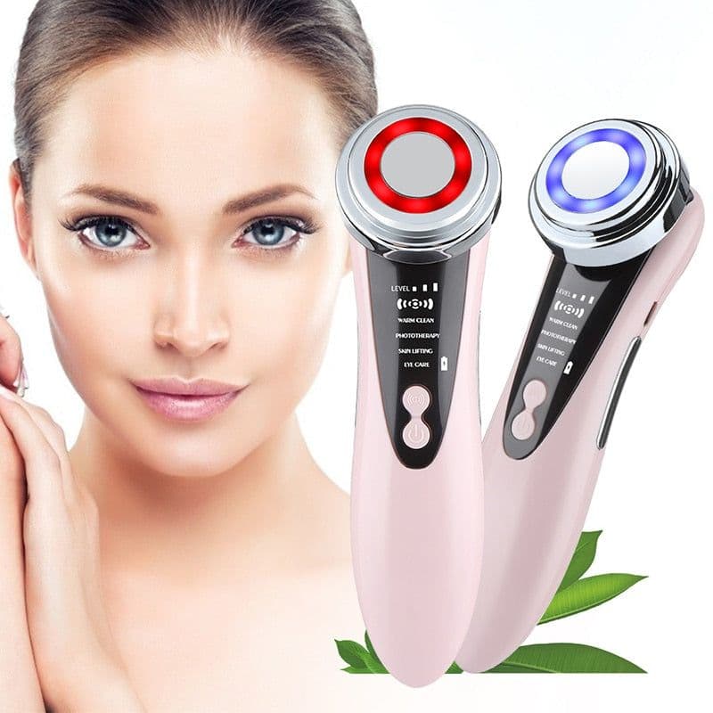 image-4 In 1 LED Face Massager Skin Rejuvenation EMS Facial Lifting Wrinkle