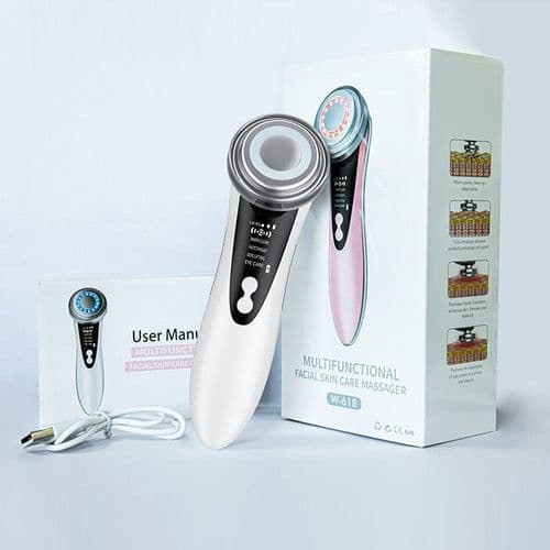 image-4 In 1 LED Face Massager Skin Rejuvenation EMS Facial Lifting Wrinkle
