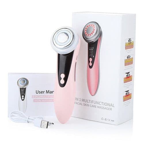 image-4 In 1 LED Face Massager Skin Rejuvenation EMS Facial Lifting Wrinkle