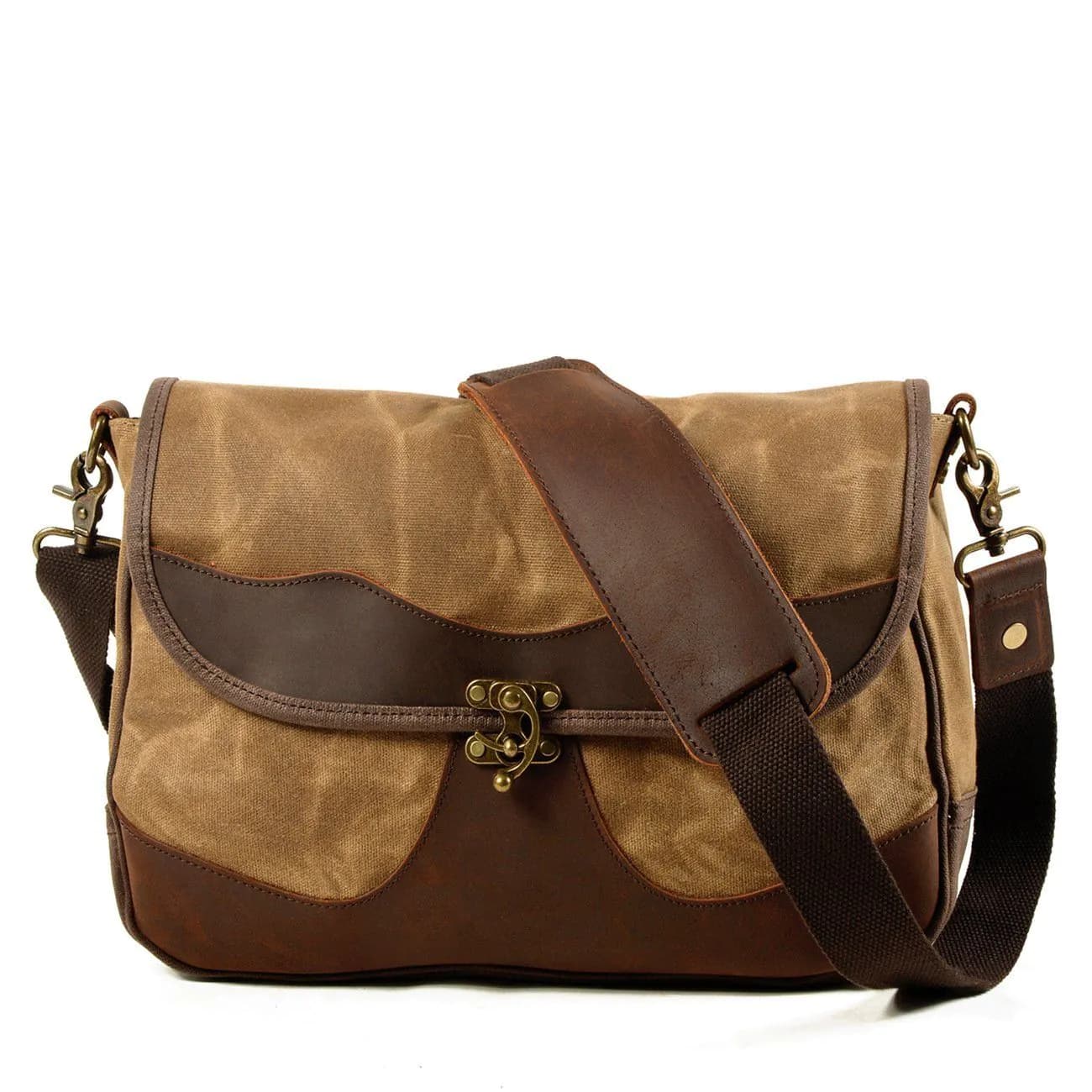 image-High Quality Unisex Canvas Messenger Bag For Daily Life