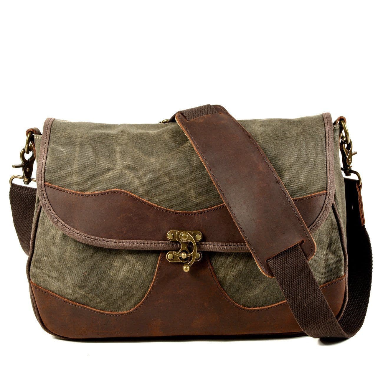 image-High Quality Unisex Canvas Messenger Bag For Daily Life
