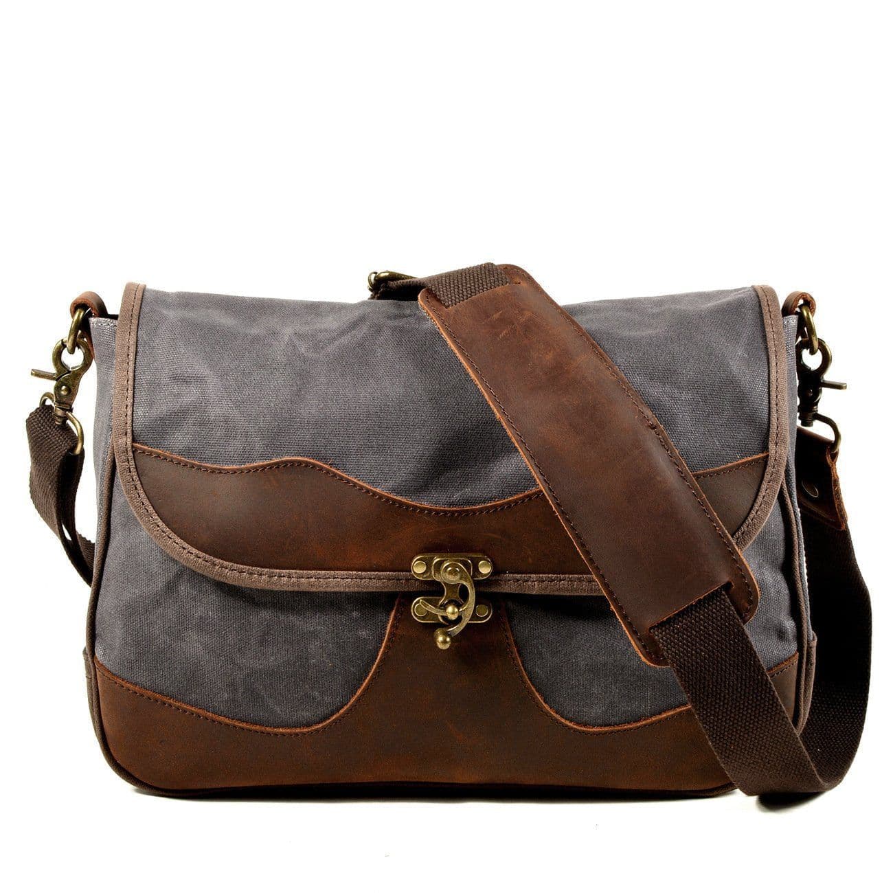 image-High Quality Unisex Canvas Messenger Bag For Daily Life