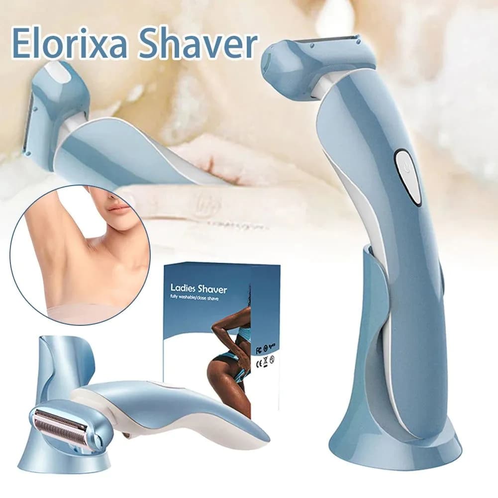 image-Electric Razor for Women Shaver Bikini Trimmer Body Hair Removal for