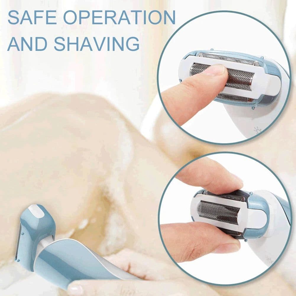 image-Electric Razor for Women Shaver Bikini Trimmer Body Hair Removal for