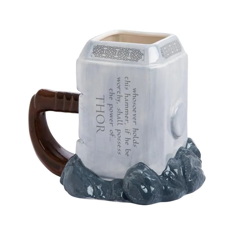 image-Large-capacity Anime Ceramic Hammer Cup