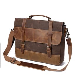 image-Men's Fashion Canvas One-Shoulder Messenger Bag