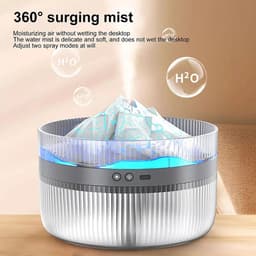 image-Snow Mountain Humidifier Diffuser with Aromatherapy Functionality 2L