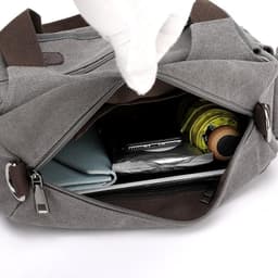 image-High Quality Casual Canvas Messenger Bag For Women And Men