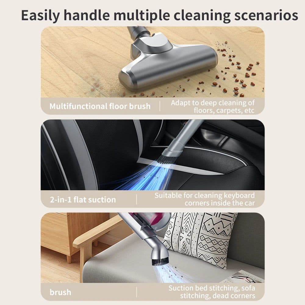 image-3 in 1 Electric Vacuum Cleaner Strong Suction Handheld Cleaning