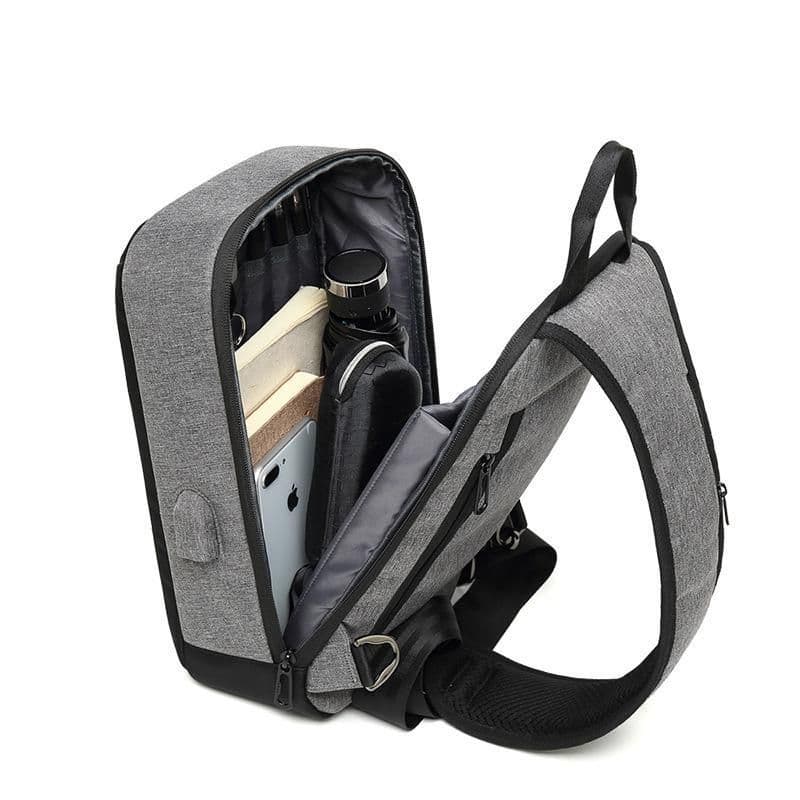 image-Casual Fashion Trip And Business Chest Bag For Men