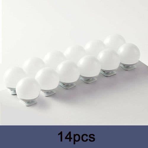 image-LED Make Up Mirror Light Bulb USB Holly Wood Makeup Light